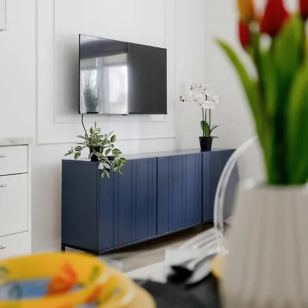 Calm & Functional In With Smarttv And Place For Remote Work By Renters