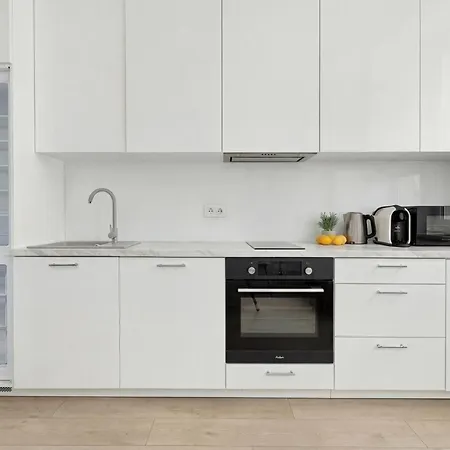 Calm & Functional In With Smarttv And Place For Remote Work By Renters Апартаменти